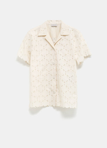 Camisa Broderie Anglaise