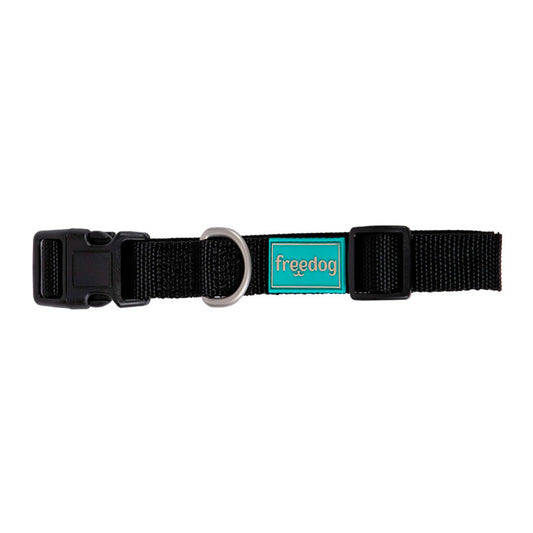 Freedog Collar Nylon Basic Negro 1 ud
