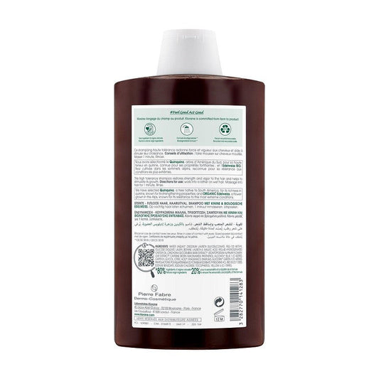 KLORANE Quinina Champú 400ml