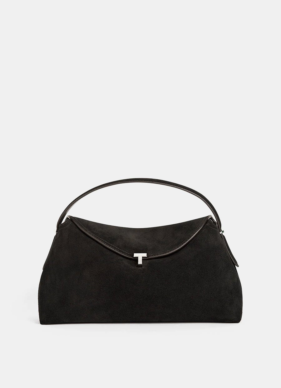 Bolso T-Lock de ante