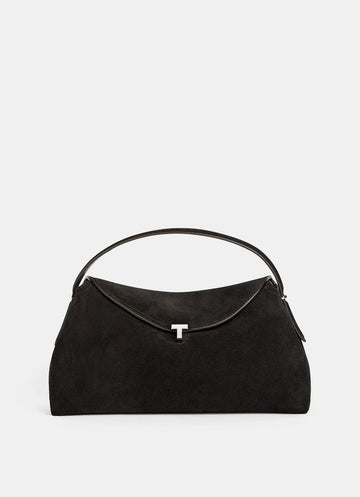 Bolso T-Lock de ante