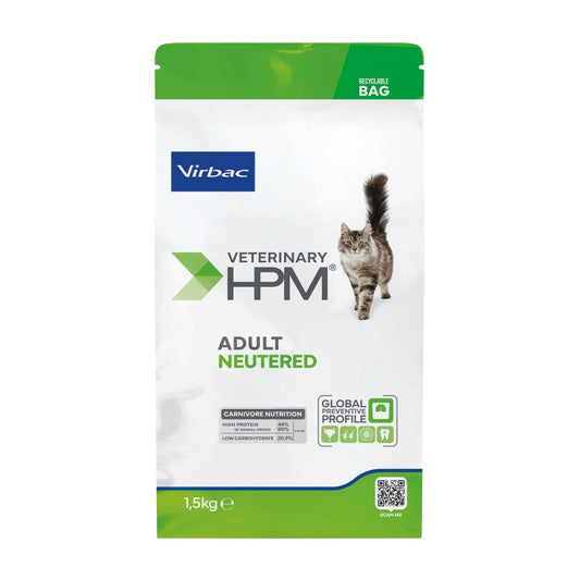 Virbac HPM Adult Neutered Cat Dry Food 1.5Kg