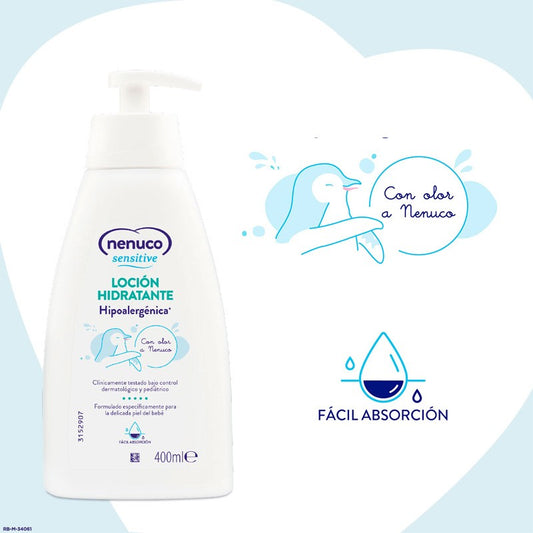 NENUCO Sensitive Loción Hidratante Bebé 400 ml