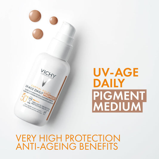 Vichy Capital Soleil UV-Age Protector Solar Medio SPF 50 40ml