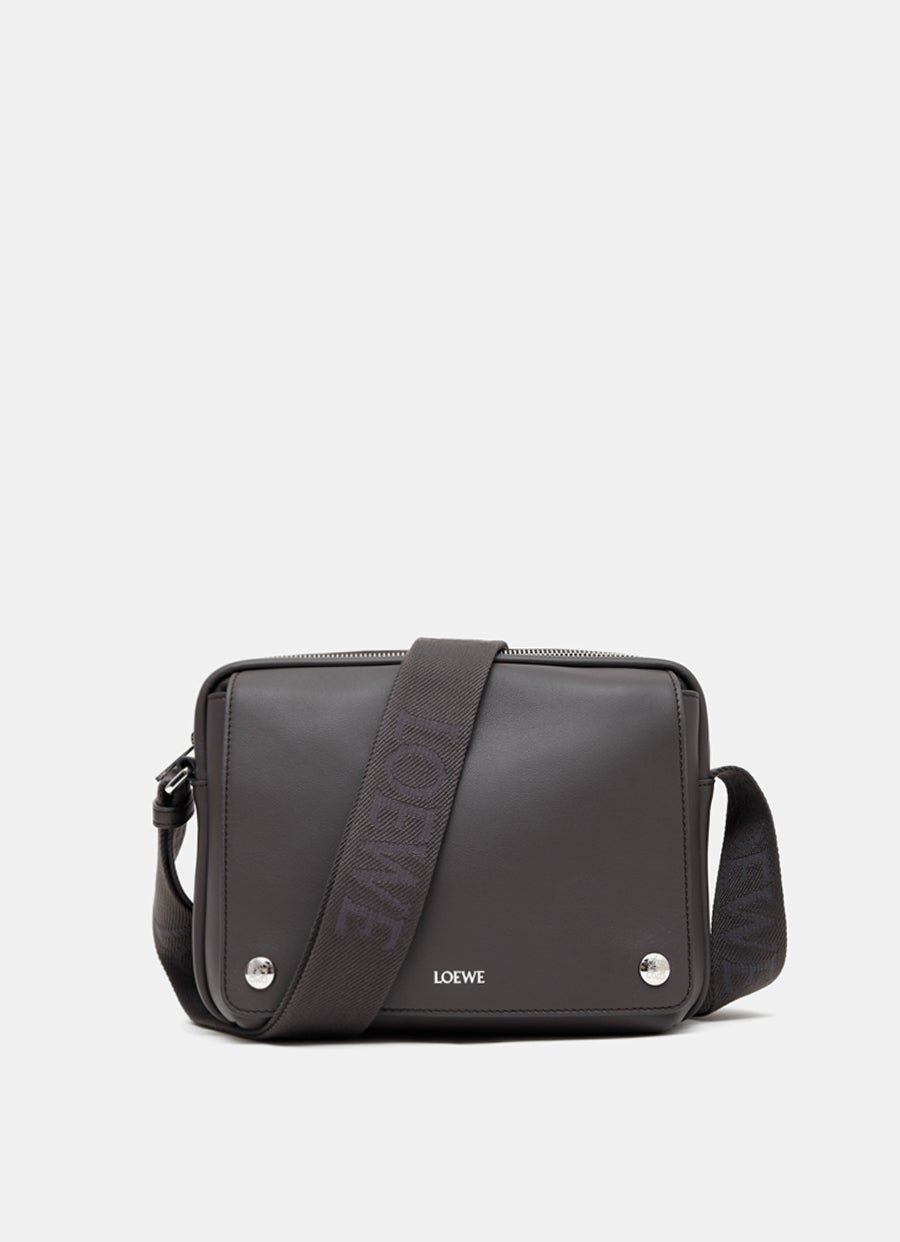Bolso Pebble Messenger mediano para hombre