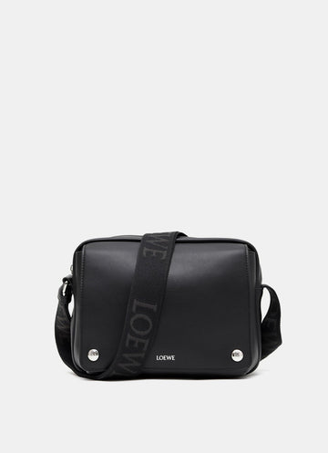 Bolso Pebble Messenger mediano para hombre