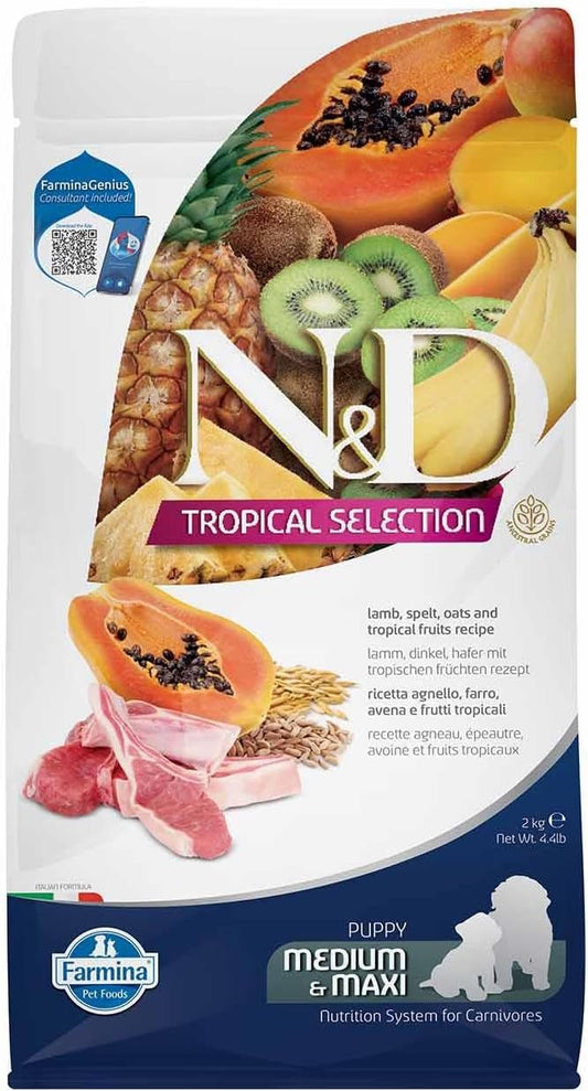 Farmina N&D Dog Puppy Tropical Selection Med/Maxi Cordero 2Kg