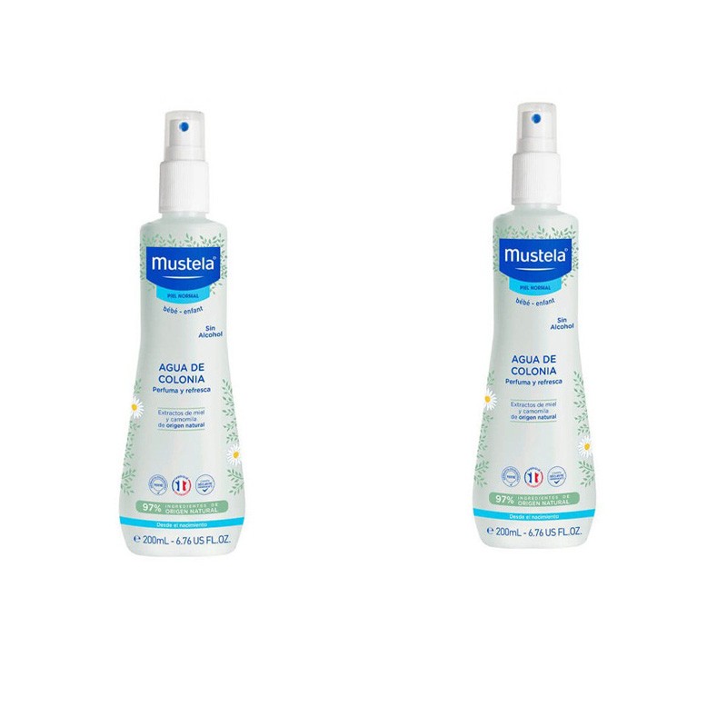 MUSTELA PACK Agua de Colonia Sin Alcohol 2x200ml