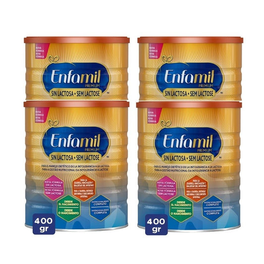 ENFAMIL Sin Lactosa PACK 4x400gr