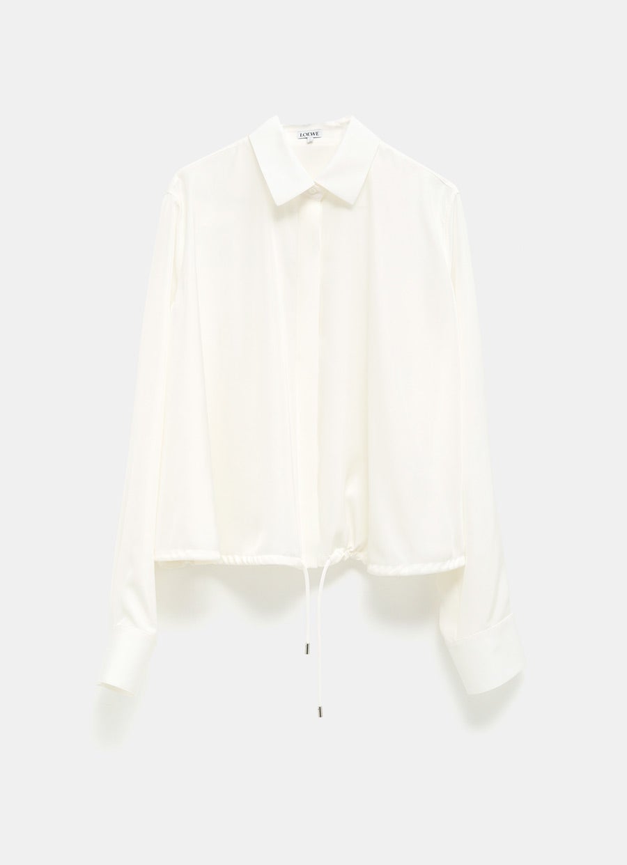 Camisa globo de seda