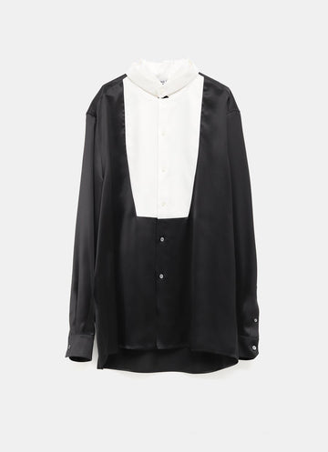 Camisa con pecho en contraste