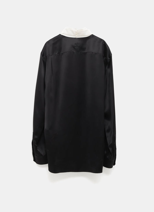 Camisa con pecho en contraste