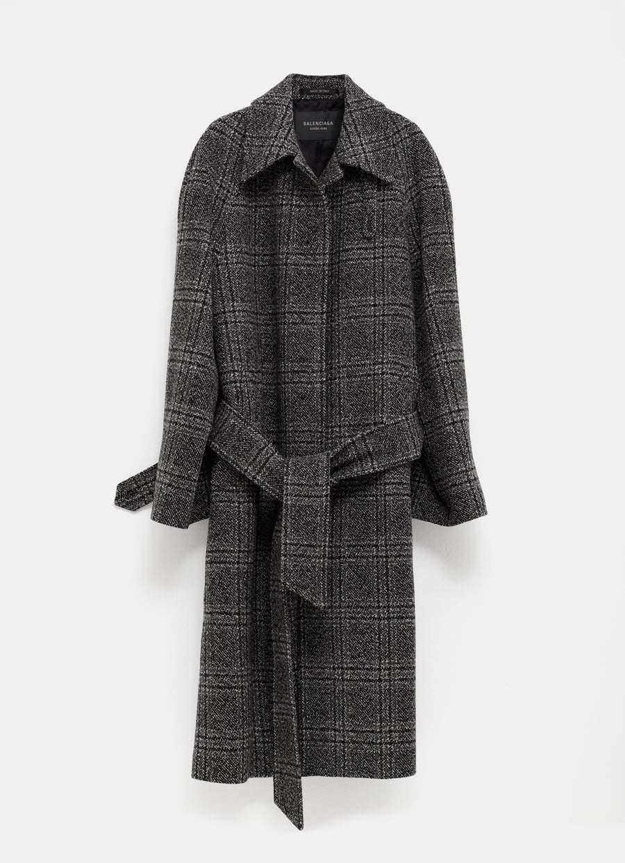 Abrigo de manga raglán una capa