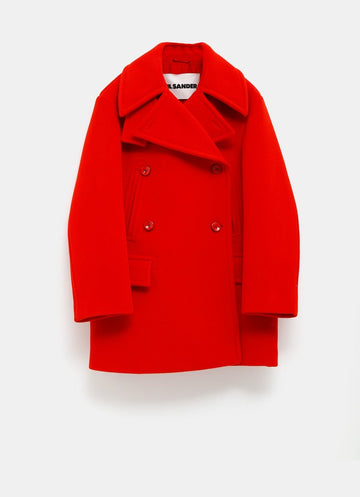 Abrigo Chevrón de lana