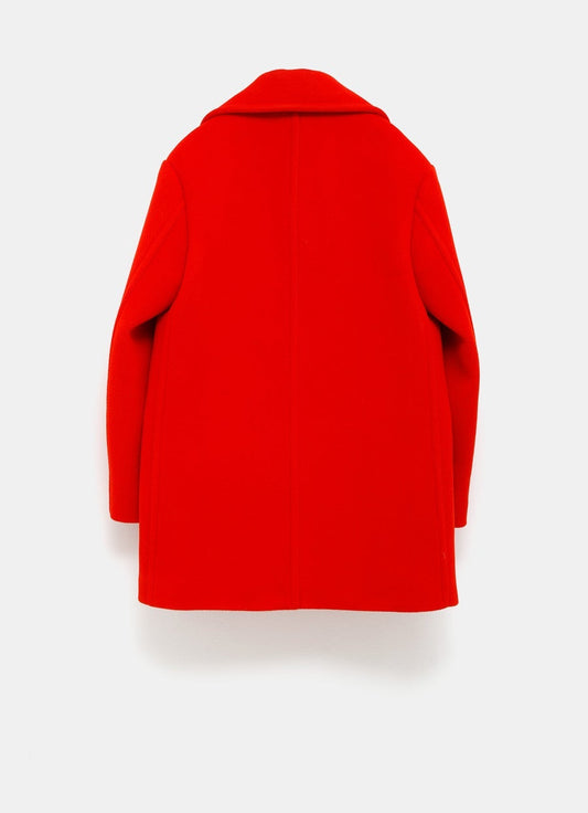 Abrigo Chevrón de lana