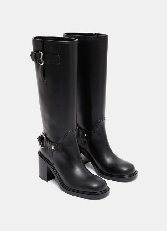 Bota de tacón medio para mujer