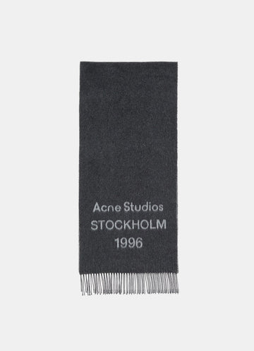 Bufanda ancha con logo