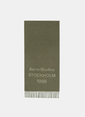 Bufanda ancha con logo