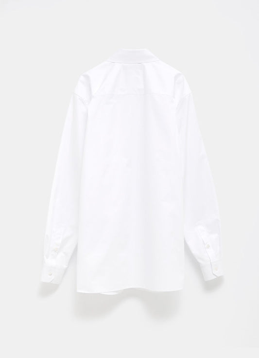 Camisa de popelina con bordado para hombre