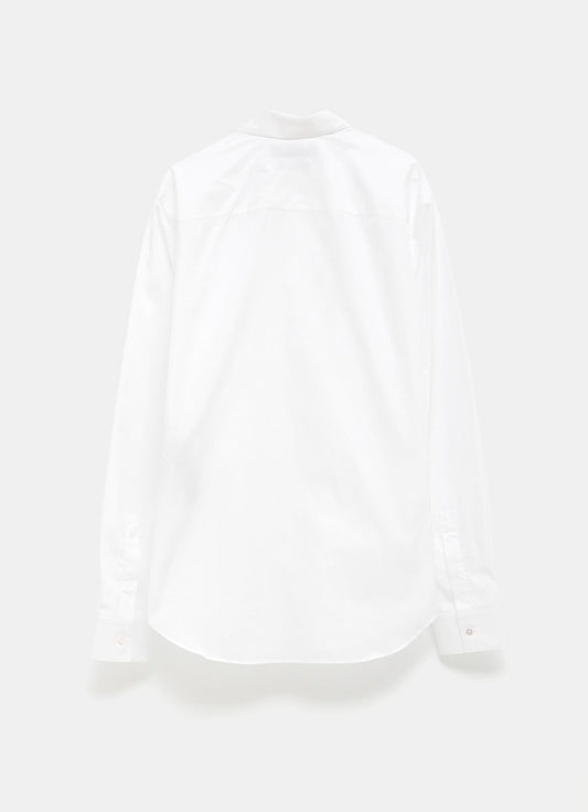 Camisa de popelina con bordado para hombre