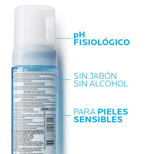 LA ROCHE POSAY Desmaquillante en Espuma Agua Micelar 150ML