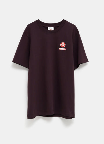 Camiseta con parche del logo