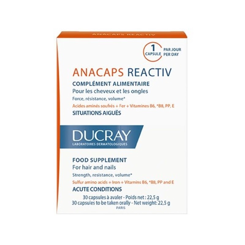 DUCRAY Anacaps Reactiv 30 cápsulas