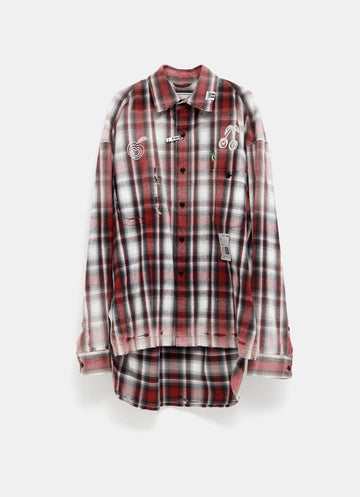 Camisa de cuadros vintage