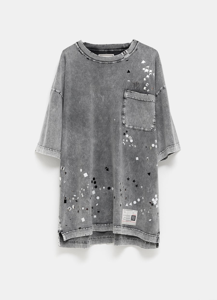 Camiseta con tachuelas para hombre