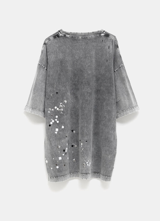 Camiseta con tachuelas para hombre