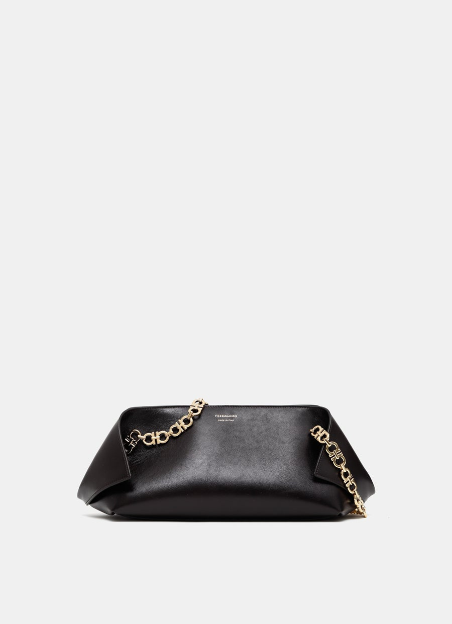 Bolso de hombro Scarf XS con cadena