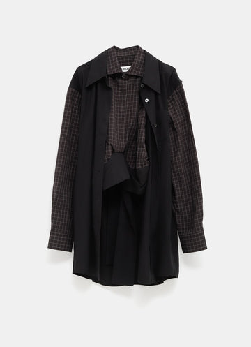 Camisa con fajín para mujer