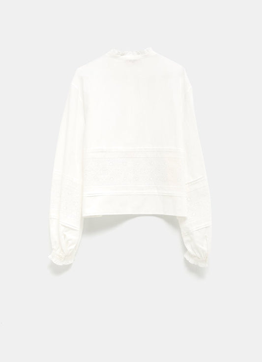 Camisa bordada para mujer