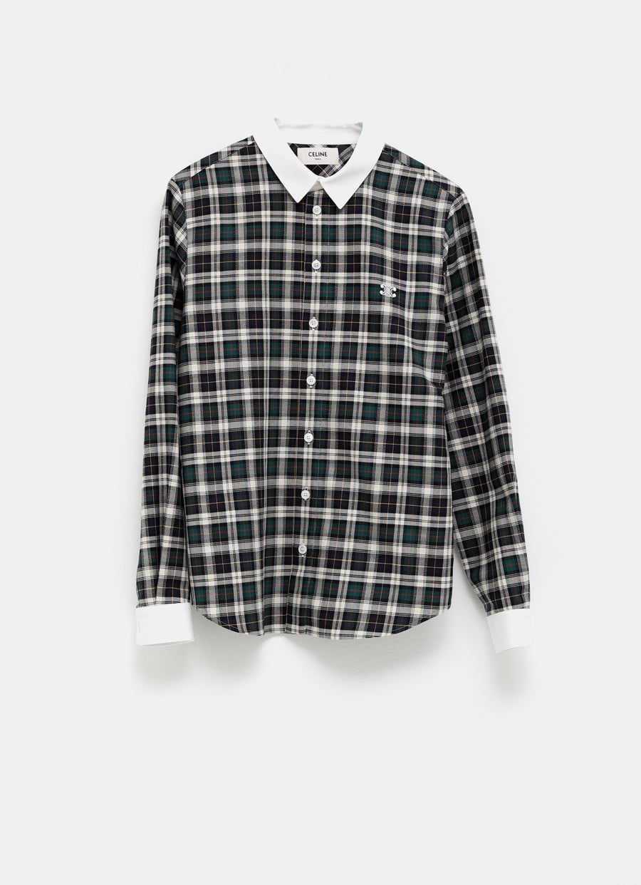 Camisa en contraste para mujer