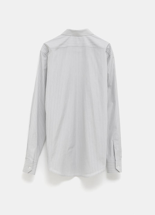 Camisa holgada a rayas para hombre