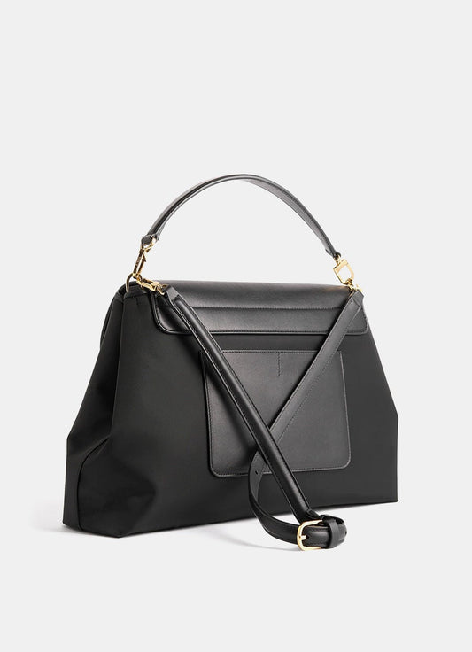 Bolso Satchel T-Lock de nailon