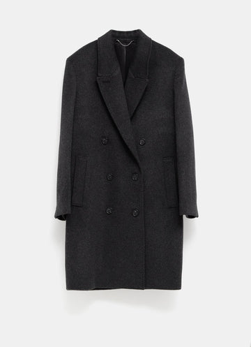 Abrigo cruzado de cashmere