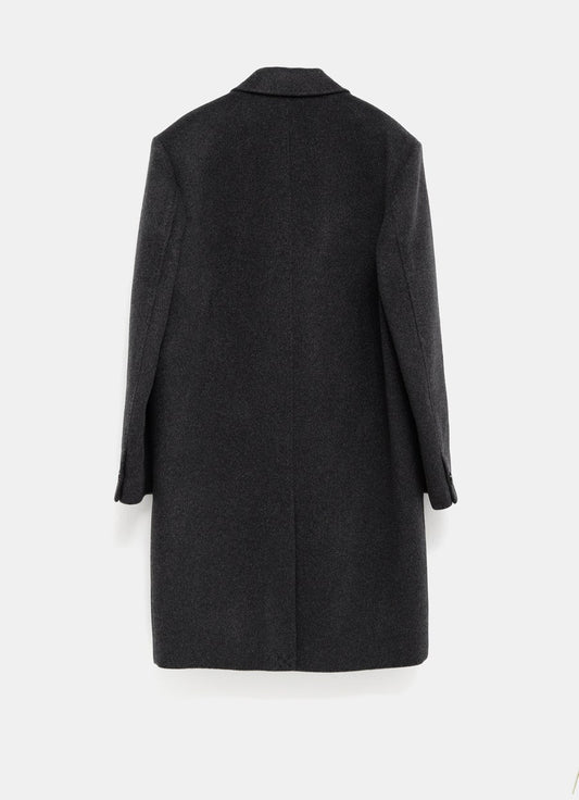 Abrigo cruzado de cashmere