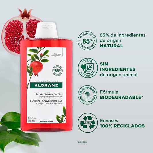 KLORANE Champú a la Granada 400ml