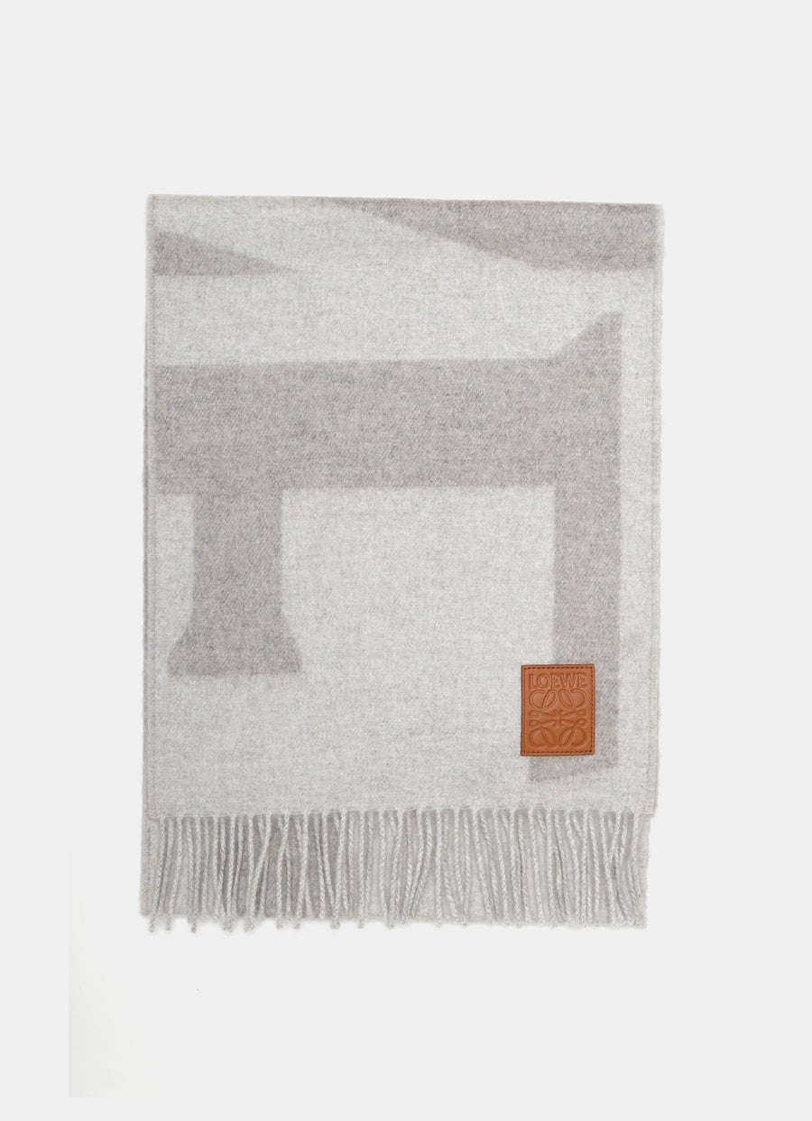 Bufanda con logo para hombre