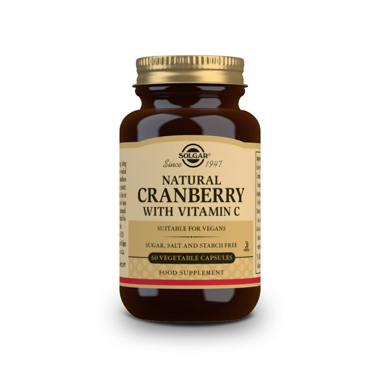SOLGAR Arándano Rojo y Vitamina C 60 Cápsulas Vegetales
