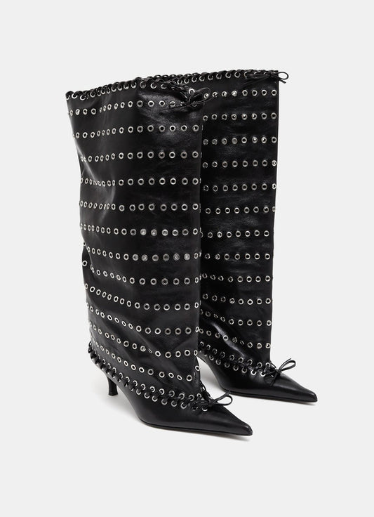 Bota level con ojales de metal