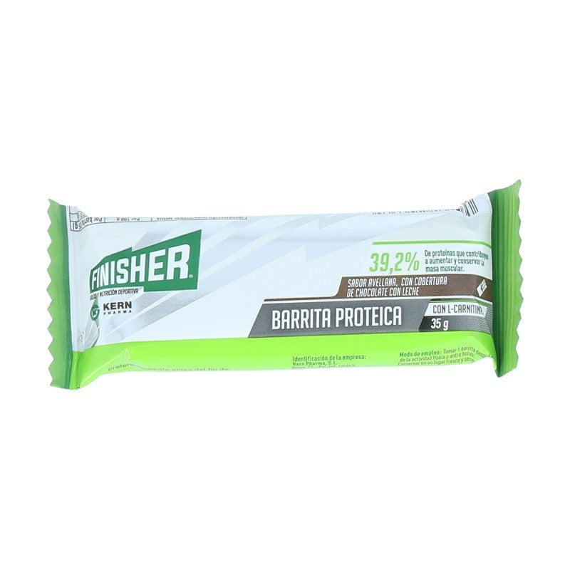 FINISHER Barrita Proteica sabor Avellana y Chocolate con Leche 1 Ud