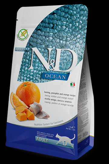 Farmina Nd Cat Ocean Pumpkin Arenque Comida Seca 5kg