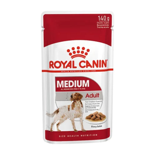 Royal Canin Medium Adult Comida Húmeda para Perros 10 sobres de 140g