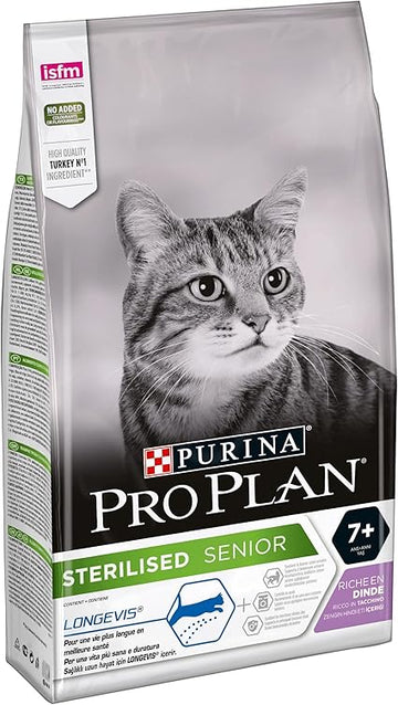 Purina Pro Plan Feline Adult Sterilized +7 Turkey Dry Food 1.5Kg