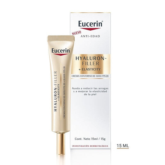 EUCERIN Hyaluron Filler + Elasticity Eye Contour SPF 20 (15ml)