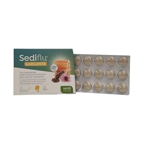 Santé Verte Sv Sediflu Garganta Pastillas 15 ud