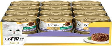 Purina Gourmet Gold Tartaletta Pollo Zanahoria Alimento para Gatos 24 uds