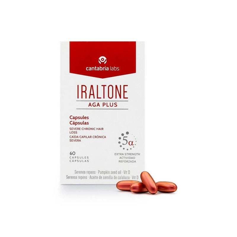 IRALTONE AGA Plus Anticaída 60 Cápsulas